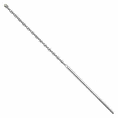 BOSCH Round Hammer Drill: 1/4 in Drill Bit Size, 10 in Max Drilling Dp - Round-Shank Masonry Drill Bits