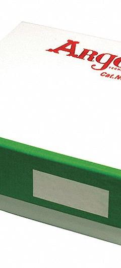 Freezer Box: 5 1/4 in Overall Lg, 5 1/4 in Overall Wd, Cardboard, Space for Labeling (MPN R4015G). Key specifications — Compatible with Manufacturer Model Number: RF442A; Includes: Space for Labeling; Material: Cardboard; Product Type: Freezer Box; Brand: ARGOS TECHNOLOGIES.