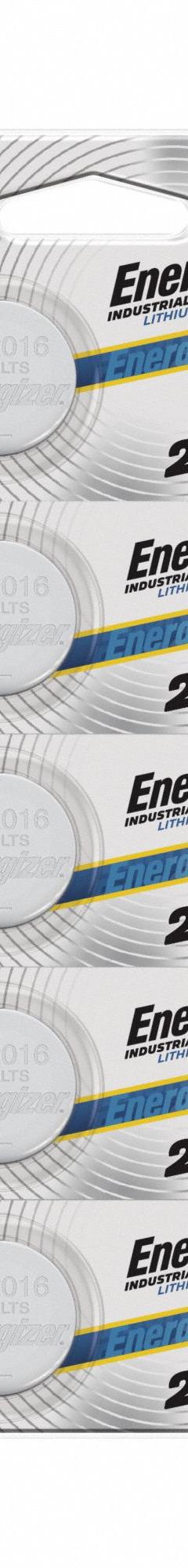 ENERGIZER COIN CELL BATTERY: 2016 Battery Size, Lithium / Manganese Dioxide, 100 mAh Capacity, 3V DC (MPN ECRN2016). Key specifications — Voltage - Batteries: 3V DC; Battery Chemistry: Lithium / Manganese Dioxide; Product Type: Coin Cell Battery; Battery Size: 2016; Brand: ENERGIZER; Voltage - Subhead: 3V DC.