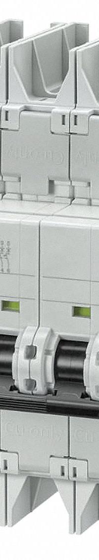 SIEMENS Miniature Circuit Breaker: 0.3 A Amps, 60V DC, 10 kA, Screw Clamp, C (MPN 5SJ43147HG42). Key specifications — DC Voltage Rating: 60V DC; Max. AIR Rating: 10 kA; Terminal Connection: Screw Clamp; Brand: SIEMENS.