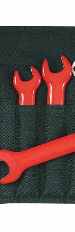 WIHA Open End Wrench Set: Alloy Steel, Natural, 8 Tools, 5/16 in to 3/4 in Range of Head Sizes (MPN 20192). Key specifications — attr309745: Yes; attr309746: Clamshell; attr309754: Natural; attr309753: Alloy Steel; attr324938: WIHA.