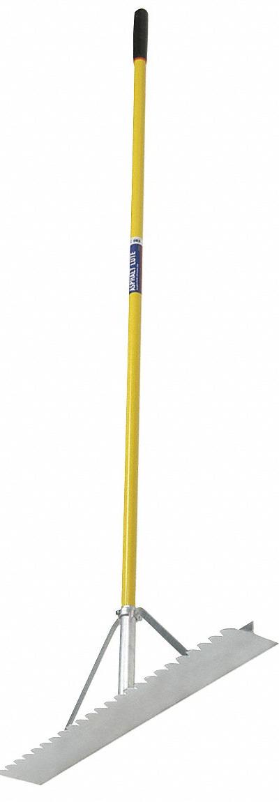 ABILITY ONE Asphalt Lute: Aluminum Head - Road & Asphalt Rakes