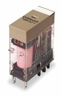 OMRON General Purpose Relay: Socket Mounted, 5 A Current Rating, 240V AC, DPDT, 8 Pins/Terminals (MPN G2R-2-S-AC240(S)). Key specifications — Brand: OMRON; Base Type: Square; Mounting Style: Plug-In; Pin Shape: Flat; Electrical Connection: Quick-Connect; Manufacturer Part Number: G2R-2-S-AC240(S); Series: G2RS Series.