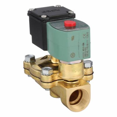 REDHAT Solenoid Valve: 2-Way, Normally Closed, 3/4 in Pipe Size, 110V AC/120V AC - 2-Way/2-Position, Normally Closed Solenoid Valves