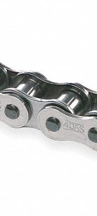 TSUBAKI Roller Chain: Single Strand, 40, 1/2 in Pitch, Stainless Steel, 10 ft Overall Lg (MPN 40SS). Key specifications — Brand: TSUBAKI.
