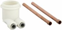 ELKAY Cartridge Holder: 1 1/8"-24 Nut/(2) Copper Tubes/Instruction Regulator Tag/Regulator Holder (MPN 92450c). Key specifications — Compatible Product Type: Various Elkay and Halsey Taylor Water Coolers; Includes: 1-1/8"-24 Nut; Product Type: Cartridge Holder; Brand: ELKAY; Filter Product Type: other.