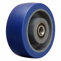 HAMILTON Caster Wheel: 5 in Wheel Dia., 2 in Wheel Wd, Polyurethane, 840 lb Load Rating, Cast Iron (MPN W-520-SPB-1/2). Key specifications — Brand: HAMILTON; Tread Shape: Ergo-Glide; Wheel/Tread Color: Blue.