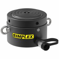 SIMPLEX Lock Nut Hydraulic Ram: 55 ton Nominal Capacity, 2 in Nominal Stroke Lg, 10.97 sq in, RLL (MPN RLL502). Key specifications — attr1108313: RLL; attr96792: 10.97 sq in; attr98878: SIMPLEX.