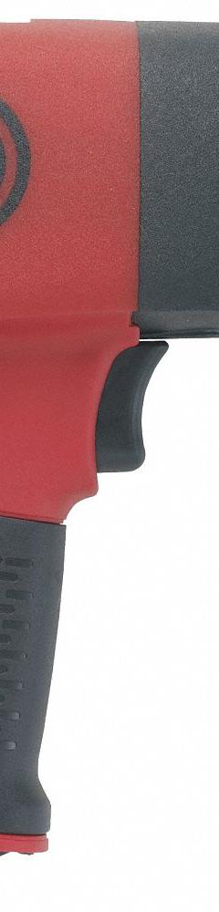 CHICAGO PNEUMATIC Air Impact Wrench: Compact, 1/2 in Drive, Pistol-Grip, Square, Std, Pin Detent (MPN CP8252-P). Key specifications — attr1321013: NPT; attr1321019: Compact; attr1321030: CHICAGO PNEUMATIC; attr1321012: Standard; attr1321025: Square.