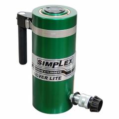 SIMPLEX Hydraulic Ram: Single Acting, 150 ton Nominal Capacity, 6 in Nominal Stroke Lg, Aluminum (MPN RAS1506B). Key specifications — attr98927: SIMPLEX.