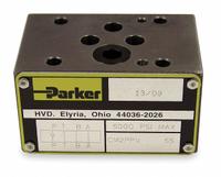PARKER Check Valve: 20 gpm Flow Rate - Max, 5,000 psi Max Pressure, D03 NFPA Size, Throttle Check (MPN CM2TTN). Key specifications — attr1018345: D03; attr1018324: PARKER; attr1018320: CM2TTN.