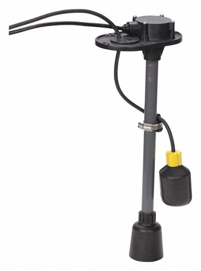 LITTLE GIANT Float Switch: Normally Open (Pump Down), 115V AC, 16 A, Piggyback Plug - OEM Float Switches for Pump Systems