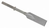 BOSCH Breaker and Demolition Hammer Chisel: 3 in Head Wd, 22 1/2 in Overall Lg, 1 1/8 in Shank Dia (MPN HS2168). Key specifications — attr253714: Asphalt; attr277143: BOSCH.