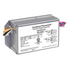 APPROVED VENDOR CFL Ballast: 120V AC, 1/2 Lamps Supported, 18 W Bulb Watt, 4 in Overall Lg (MPN 16X953). Key specifications — Lamp Types Supported: (1 or 2) F13DBX; Brand: APPROVED VENDOR; Number of Lamps Supported: 2.