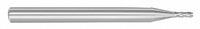 APPROVED VENDOR Corner Chamfer End Mill: Carbide, 4 Flute, 1/16" Mill Dia, 3/32" LOC, 0.003" Chf (MPN 251-004045)
