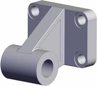 SMC Mounting Bracket: Clevis/Pivot Bracket, Fits 63 mm Bore Dia, 67 mm Overall Lg, E5063. Key specifications — attr947461: E5063; attr991689: Mounting Bracket; attr947484: SMC.