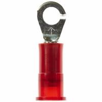 3M Ring Terminal: Red, Nylon Insulation, #6 Stud Size, 22 AWG to 18 AWG Wire Sizes, 1,000 V (MPN MNG18-6R/SK). Key specifications — attr1308027: 3M.