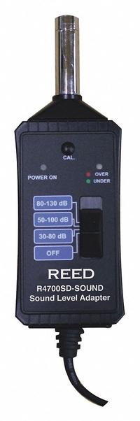 REED INSTRUMENTS Sound Level Adaptor: Sound Level Adaptor, R4700SD-SOUND, Sound Level Adapter. Key specifications — Brand: REED INSTRUMENTS; Manufacturer Part Number: R4700SD-SOUND; Product Type _Broad: Sound Level Adaptor.