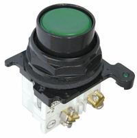 EATON Flush Push Button Operator: Non-Illuminated, Flush Profile, Metallic, 30 mm, 1NO (MPN E34PB3-53X). Key specifications — Brand: EATON; Action: Momentary; Series: E34; Push Button Material Type: Metallic.