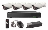 VITEK Video Surveillance Digital Systems: Bullet, 4 Cameras Included, 2.8 mm Max Focal Lg, 5MP (MPN VT-TH5KT44TB-2). Key specifications — Brand: VITEK; Camera Operating Voltage: 12V DC; Camera Resolution: 5MP; Lens Type: Fixed; Indoor/Outdoor Usage: Indoor.
