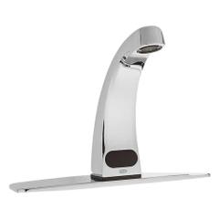 ZURN Bathroom Sensor Faucet: AquaSense®, Brass, Chrome Finish, Single-Post, Battery, Aerated, UNEF (MPN Z6913-XL-CP8-MV). Key specifications — Brand: ZURN; Includes: Thermo Cover, 8 in; Series: AquaSense®.