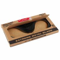 MILWAUKEE Portable Band Saw Blade: Stainless Steel, 12/14, 1/2 in Blade Wd, Thin Metal, Metal, 25 PK (MPN 48-39-0636). Key specifications — attr1097927: 12/14; attr1097929: Thin Metal; attr1097934: MILWAUKEE.