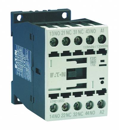 EATON Control Relay: DIN-Rail Relay Mounting, 208V AC Coil Volt, 2NO/2NC - DIN Rail-Mounted Relays