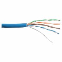 CAROL Category Cable: 14 pF/ft Max Capacitance, 1,000 ft Cable Lg, 24 AWG, Riser, Blue, PVC, Std, 5e (MPN CR5.30.07). Key specifications — Conductor Gauge: 24 AWG; Jacket Material: PVC; Brand: CAROL; Pairs Separation: Standard.