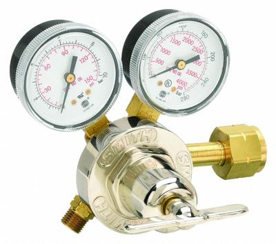 SMITH EQUIPMENT Gas Regulator: Single Stage, CGA 350 Inlet, 9/16"-18 M LH Outlet - Fuel Gas Regulators