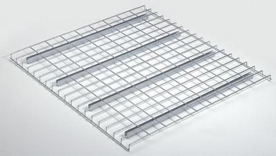 NASHVILLE WIRE Pallet Rack Decking: 58 in x 42 in, Waterfall, Std Wire Decking, 6 ga Decking - Standard-Channel Waterfall Wire Pallet Rack Decking