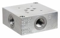 PARKER Subplate Side Port: 5,000 psi Max Pressure, D03 NFPA Size, Ductile Iron, 3.5 in Overall Ht (MPN SPD24SAS35). Key specifications — Body Material: Ductile Iron; Brand: PARKER; NFPA Size: D03.