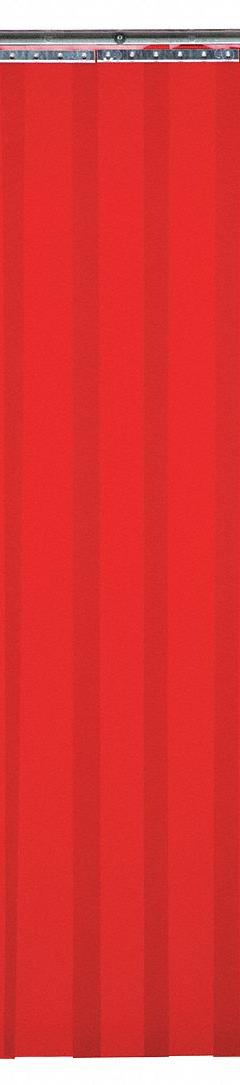 TMI Welding Strip Curtain: PVC, 7 ft Ht, 7 ft Wd, Red, Universal Mount (MPN 999-00542). Key specifications — Brand: TMI; Curtain Material: PVC.