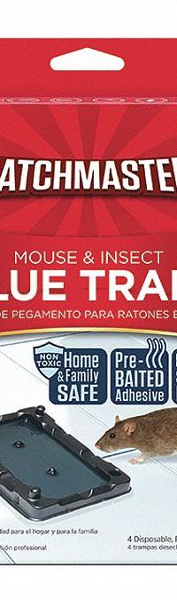 CATCHMASTER Glue Trap: Glue Trap, 3 1/2 in Overall Ht, 6 in Overall Wd, Plastic, 4 PK (MPN 104). Key specifications — Reusable: No; Material: Plastic; Brand: CATCHMASTER.