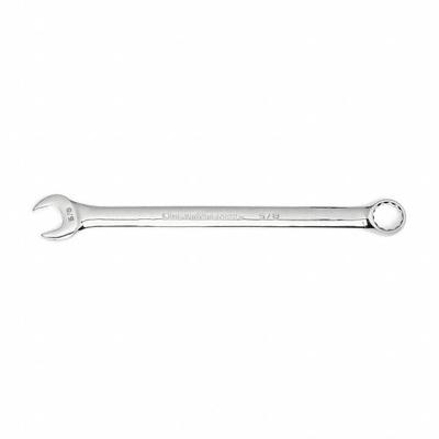 GEARWRENCH Combination Wrench: Alloy Steel, Chrome, 5/8 in Head Size, 9 1/2 in Overall Lg - Metric 12-Point Combination Wrenches