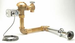 ZURN Automatic Flush Valve: AquaSense®, 1.6 gpf Gallons per Flush, Battery, 10 in Rough-In, Back (MPN ZER6140AV-WS1-11L). Key specifications — Spud Location: Back; Brand: ZURN.