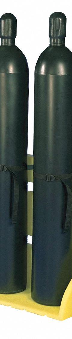 ENPAC Cylinder Stand: 2 Cylinder, For 3 in to 12 3/8 in Dia, Strap with Cinch Buckle (MPN 7212-YE). Key specifications — Brand: ENPAC; Manufacturer Part Number: 7212-YE.
