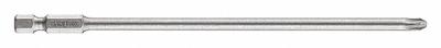 DEWALT Power Bit: Power Bit, PH2 Bit Industry Size, #2 Bit Size, Std, 6 in Overall Lg - Power Bits