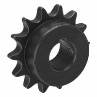 TSUBAKI Single Strand Sprocket: 60, For 3/4 in Chain Pitch, 1 3/16 in Bore Dia, 14 Teeth, Steel (MPN 60B14F-1C). Key specifications — Brand: TSUBAKI.