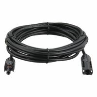 GRAPE SOLAR Solar Panel Cable: 15 ft Overall Lg, 10 AWG Conductor Size (MPN GS-MC4-15). Key specifications — Connection Type: MC4; Brand: GRAPE SOLAR.