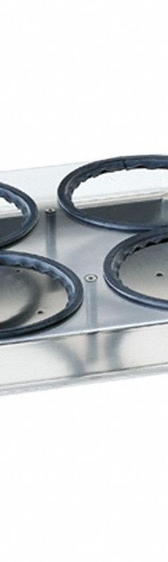 HEIDOLPH Erlenmeyer Attachment: 036130180 (Unimax 1010)/036130220 (Promax 1020), 7 in Overall Lg (MPN 036303300). Key specifications — Hold Capacity: Erlenmeyer Flasks up to (4) mL; Brand: HEIDOLPH; Compatible with Manufacturer Model Number: 036130220 (Promax 1020); Material: Stainless Steel; Product Type: Erlenmeyer Attachment.