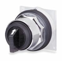 SCHNEIDER Selector Switch: 30 mm Panel Mounting Size, 2 Positions, Short Lever, DPDT, Metallic (MPN 9001KS11BH2). Key specifications — AC Contact Rating: 1.2 A @ 600 V; Action: Maintained/Maintained; Cam: E; DC Contact Rating: 0.27 A @ 250 V; Hazardous Location Specification: Not Rated; Operator Head Material: Polycarbonate; Operator Head Type: Short-Handled Knob; Operator Illumination: Non-Illuminated.