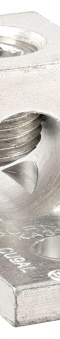 BURNDY Mechanical Connector: For Wire Size 6 AWG – 350 kcmil, 1 Wire Terminations (MPN KA31U). Key specifications — Brand: BURNDY; Lug Material: Tin-Plated Aluminum.