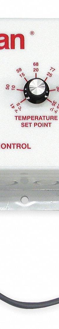 Speed and Temperature Control: Dial, SPDT, 2 Switches or Dials, 120/240V AC, White Plate, 10 A (MPN VFSA-10S). Key specifications — Brand: MULTIFAN; Reversible: Not Reversible; Input Voltage: 120/240V AC.