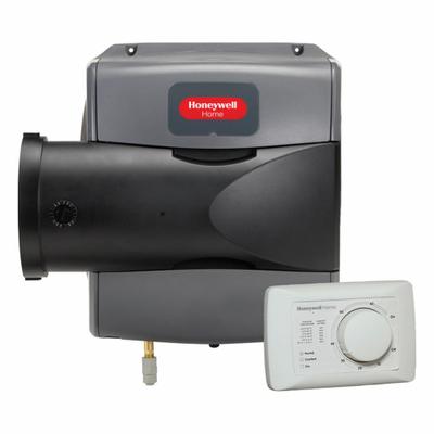 HONEYWELL HOME Duct Mount Humidifier: Bypass, 12 gal Daily Humidification Output - Bypass In-Duct Humidifiers