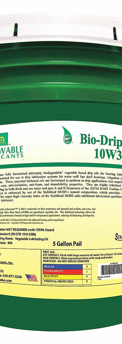 RENEWABLE LUBRICANTS Air Tool Oil: Synthetic - Air Tool Lubricants