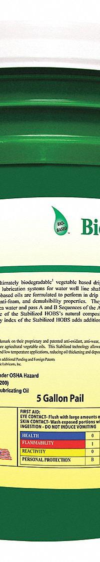 RENEWABLE LUBRICANTS Air Tool Oil: Synthetic, -33°F Min. Op Temp., 532°F Max. Op Temp., Pail (MPN 84024). Key specifications — attr1321222: Synthetic; attr1321226: 10W-30; attr1321227: 202; attr1321244: RENEWABLE LUBRICANTS; attr1321245: Pail.