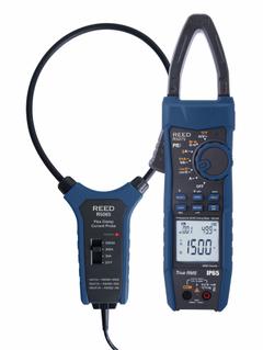 REED INSTRUMENTS Digital Clamp Meter: TRMS, CAT III 1500V/CAT IV 600V, 9,999 Instrument Counts (MPN R5075-KIT). Key specifications — Brand: REED INSTRUMENTS; Instrument Safety Rating: CAT III 1500V; Instrument Counts: 9,999; Calibration Certificate Included: No Certification Included.