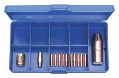MILLER ELECTRIC Consumable Kit: For M-25 Series, 0.035 in Max Wire Dia, 234611. Key specifications — Brand: MILLER ELECTRIC; Manufacturer Part Number: 234611; Kit Includes: Nozzle Adapter.
