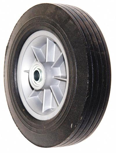 COTTERMAN Ladder Wheel: For Rolling Ladders, Rigid, 1 Casters, 10 in Wheel Dia