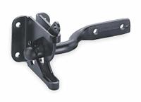 APPROVED VENDOR Self-Latching Gate Latch: Self-Latching Gate Latch, Gravity, 3/8 in Bolt Head Dia (MPN 1RBY4). Key specifications — Brand: APPROVED VENDOR; Color: Black; Finish: Coated; Latch Type: Gravity; Hardware Included: Yes; Material: Steel; Product Type: Self-Latching Gate Latch.